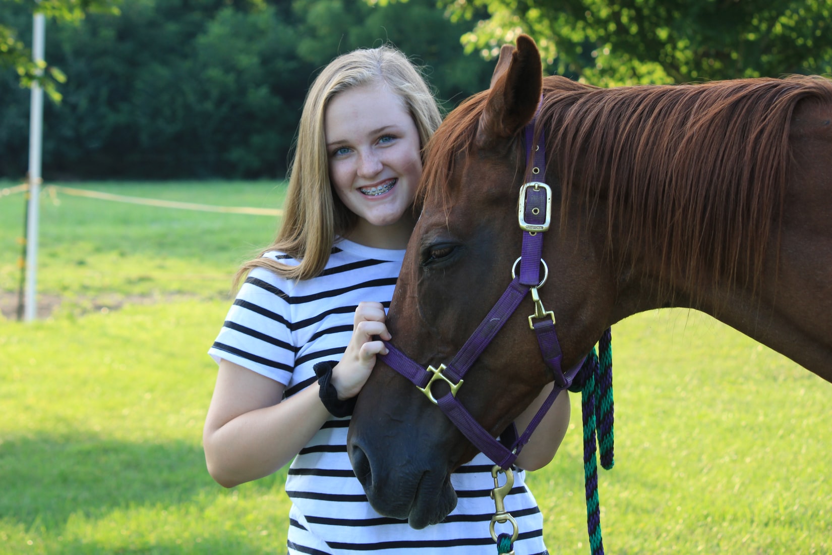 girl riding horse